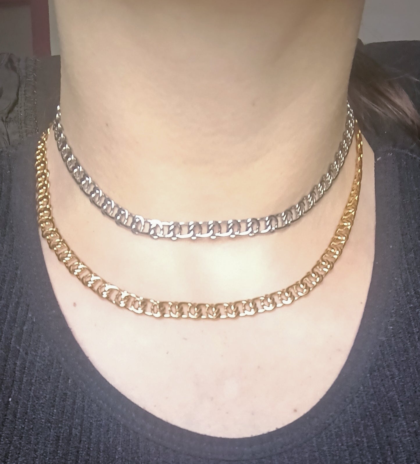 Collier Grosse Maille Acier Inoxydable 316L — Audace