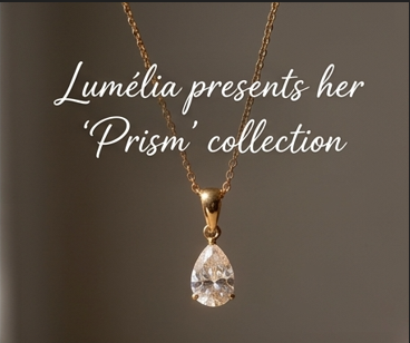"Collier pendentif goutte oxyde de zirconium PVD Or 18K acier inoxydable 316L | Maison Lumélia"