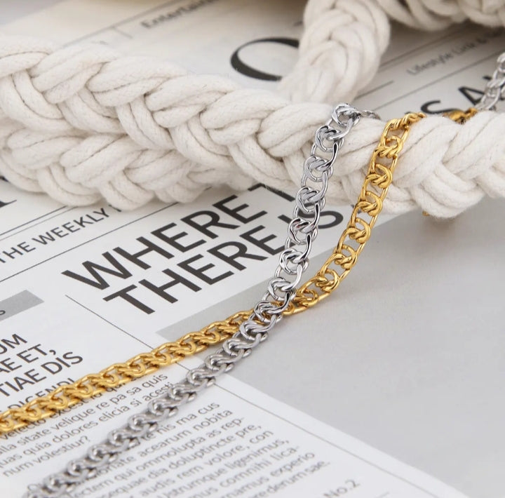 Collier Grosse Maille Acier Inoxydable 316L — Audace