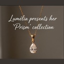 Collier Goutte Zirconium PVD Or 18K — Studio