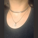 Collier Mailles Plates Or — Détail Mailles