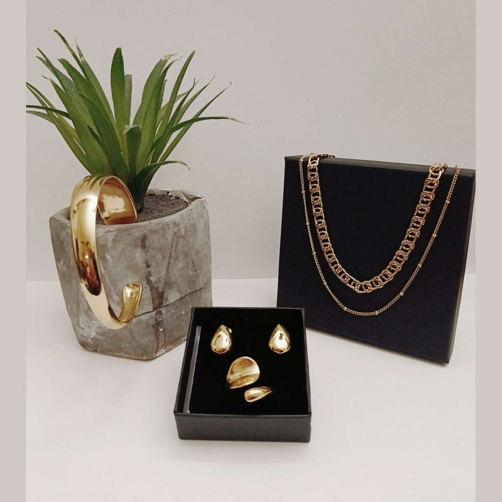 Collection Épure PVD Or 18K — Parure