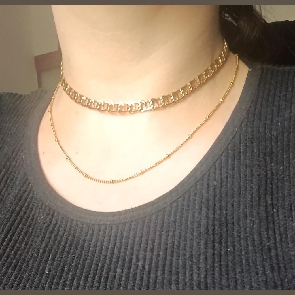 Collier Brume Perlé — Ambiance