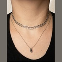 Collier Pendentif Goutte Onde — Argent Poli Miroir